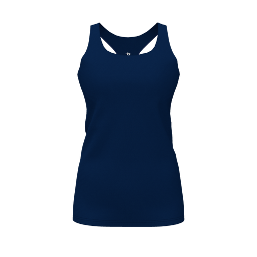[FT0TRBNV-FYS] Decker Racerback Tank Top (Female Youth S, Navy, None)