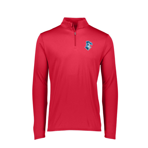 [2785.040.S-LOGO2] Men's Flex-lite 1/4 Zip Shirt (Adult S, Red, Logo 2)