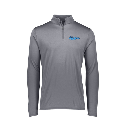[FTLQFLGY-FAXS-LOGO3] Ladies Flex-Lite 1/4 Zip Shirt (Female Adult XS, Gray, Logo 3)