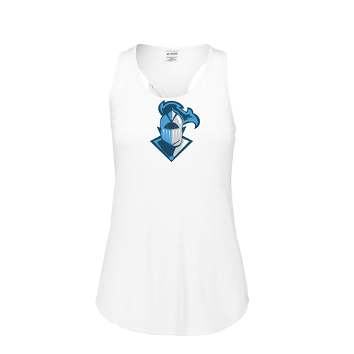 [3078.005.S-LOGO2] Ladies Tri Blend Tank Top (Female Adult S, White, Logo 2)