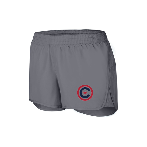 [2430.059.XS-LOGO1] Women's Performance Shorts (Female Adult XS, grey, Logo 1)