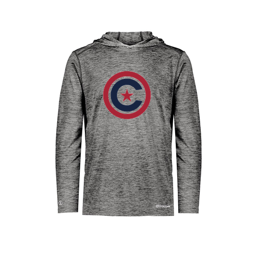 [FOLHCGBK-AS-LOGO1] Decker Men's Charge Hoodie (Adult S, Black, Logo 1)