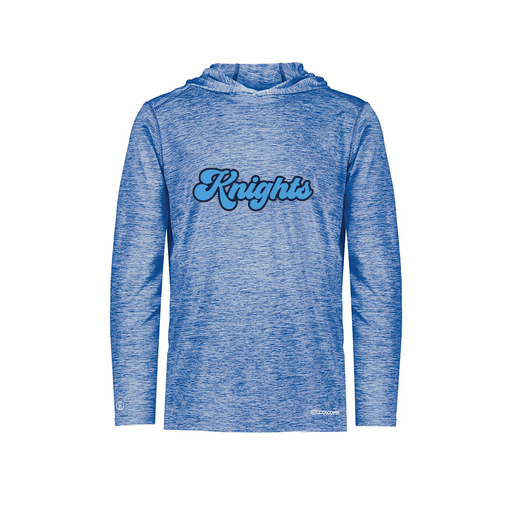 [FOLHCGRY-YS-LOGO3] Decker Youth Charge Hoodie (Youth S, Royal, Logo 3)