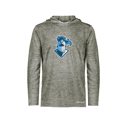 [FOLHCGGY-YS-LOGO2] Decker Youth Charge Hoodie (Youth S, Gray, Logo 2)