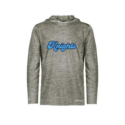 [FOLHCGGY-YS-LOGO3] Decker Youth Charge Hoodie (Youth S, Gray, Logo 3)