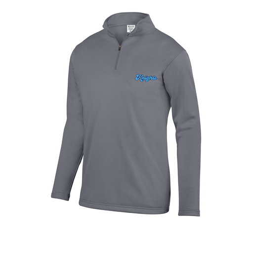 [5508.059.S-LOGO3] Decker Youth FlexFleece 1/4 Zip (Youth S, Gray, Logo 3)