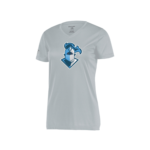 [222820.099.S-LOGO2] Ladies Movement Dri Fit Shirt (Female Adult S, Silver, Logo 2)