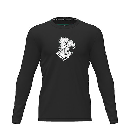 [CUS-DRIF-TEES-PER-CNK-LSL-BLK-YXS-LOGO2] Dri Fit Performance T-Shirt (Youth XS, Black, Logo 2, Long Sleeve)