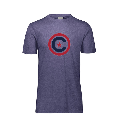 [FTSCUBRY-AS-LOGO1] Decker Men's Tri-Blend T-Shirt - Short Sleeve (Adult S, Royal, Logo 1)