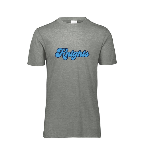 [FTSCUBGY-YS-LOGO3] Decker Youth Tri-Blend T-Shirt - Short Sleeve (Youth S, Gray, Logo 3)