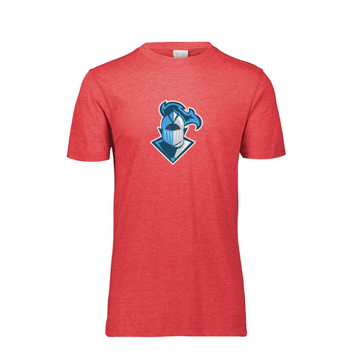 [FTSCUBRD-YS-LOGO2] Decker Youth Tri-Blend T-Shirt - Short Sleeve (Youth S, Red, Logo 2)