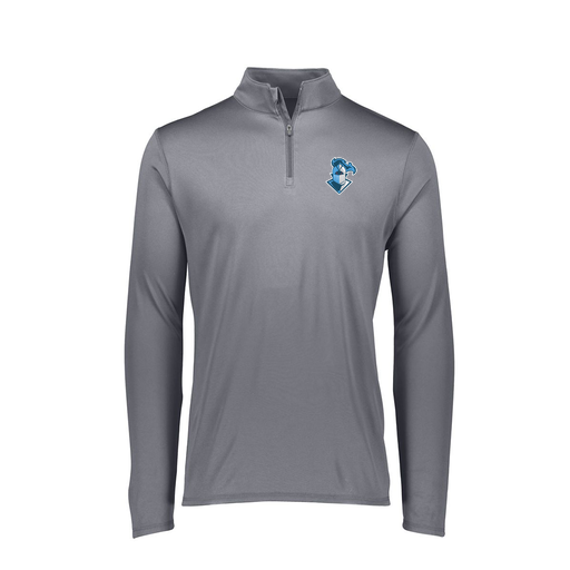 [FTLQFLGY-FAXS-LOGO2] Decker Women's Flex-Lite 1/4 Zip Shirt (Female Adult XS, Gray, Logo 2)