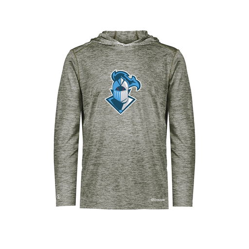 [FOLHCGGY-AS-LOGO2] Decker Men's Charge Hoodie (Adult S, Gray, Logo 2)