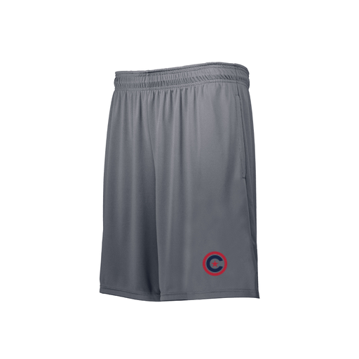 [229511.059.XS-LOGO1] Decker Men's Swift Short (Adult XS, Gray, Logo 1)