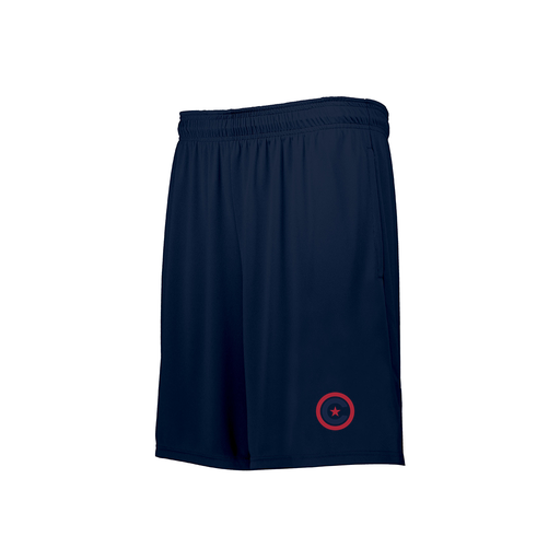 [229611.065.S-LOGO1] Decker Youth Swift Short (Youth S, Navy, Logo 1)